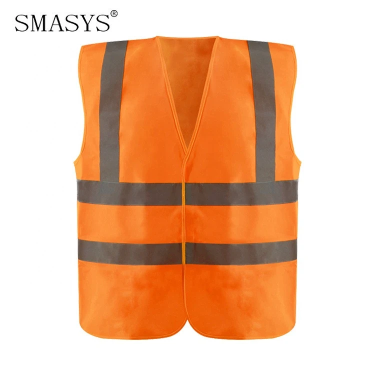 SMASYS Retail Roadway High Visibility Cheap Construction Safety Reflective Vest