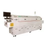 SMT automatic multi-Functional  stable blowing speed high efficiency 6 zones Reflow Oven for pcb soldering