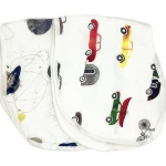 Snap Button Muslin Baby Burp Cloths Washcloths Towels