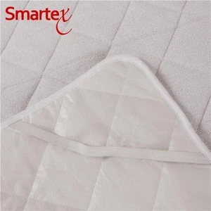 Soft waterproof terry quilted mattress pad/cover/protector