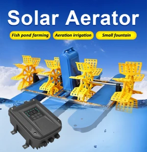 solar impellers paddle wheel aerator solar powered paddle aerators for small pond solar powered water oxygenator with controller