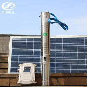 solar powered dc submersible deep well water pumps