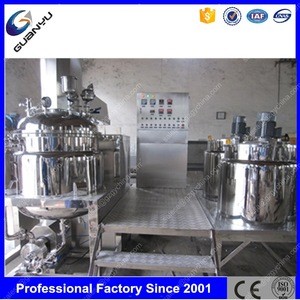 Sophisticated technology CE approved cosmetic processing machine for cream lotion shampoo