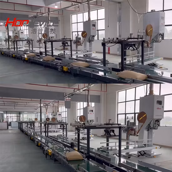 Import Automatic Sewing Machine Packaging Machinery 25kg 50kg Bag for Animal Food Grain Bean Rice Seed Corn from China