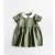 Import spanish baby toddler dress fancy dresses for baby girls pure linen fabric girl clothes short sleeves peter pan collar playsuit from China