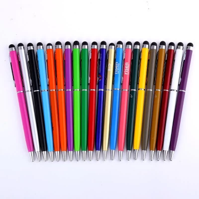 Special offer wholesale advertising metal pen with printable logo touch screen metal ballpoint pen