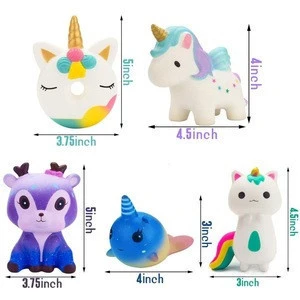 Squishies Rainbow Jumbo Unicorn Squishy Toys Scented Slow Rising Squeeze Reliever Stress Child Toy