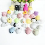 Squishy Animals Stress Toys Stress Relief Animal Toys Squeeze Toys Squishy Cats Mini Seal Squishy Cat Pig Elephant Tiger Rabbit