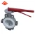 Import Stainless steel back seat wafer style hydraulic directional control PTFE lined butterfly valve from China