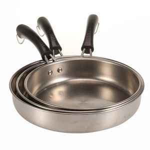 stainless steel cookware/fry pan/industrial frying pans
