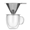 Stainless Steel Funnel Cold Brew Coffee Maker Filter Pour Over Coffee Dripper