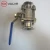 Import Stainless Steel Industrial Manual 3PC Tri-Clamp Full Port Ball Valve 1000wog from China