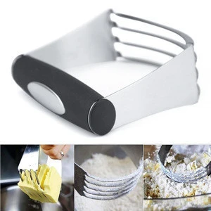 Stainless Steel Pastry Cutter Set Pastry Scraper Dough Blender Rolling Pin Pastry Wheel Baking Dough Tools for Home Kitchen