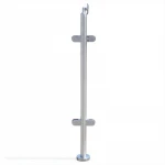 Stainless Steel Round Baluster Banister Handrail Guardrail Curved Newel Stair Rail Post
