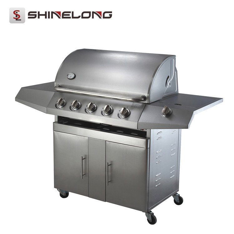 Stainless Steel Smokeless Gas Heavy Duty Outdoor Barbecue Grill