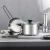 Import Stainless steel stock pots cookware sets non stick stainless steel combination pot rice pot with three layer bottom casserole from China