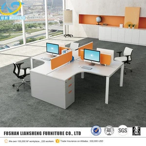 standard sizes of workstation furniture wholesale modern office desk furniture 4 people office desk office furniture china