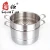 Import steamer two ears kitchenware supplies three layer hot pot stainless steel induction stockpot soup pot from China