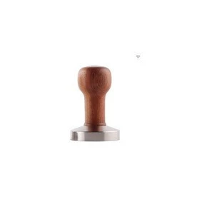 Steel Base Decent 52mm Makaron Kmart Coffee Tamping Tool Pencil Espresso 58.5 Anodized Holder Briscoes Coffee Tamper For Sale