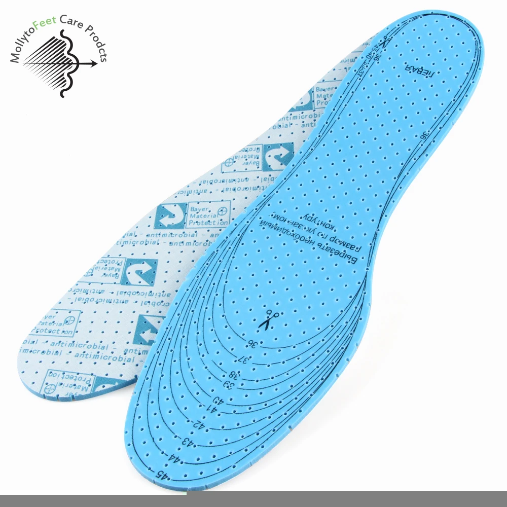 stock breathable natural latex foam insole