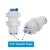 Import Straight Bulkhead Connector 1/4-Inch Quick Fittings Connection for Water Filters and RO Reverse Osmosis Systems from China