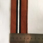 Striped Cotton Rib Knit trim