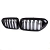 Suitable for the new BMW 5 Series G30 / G38 front bumper grille single-line shiny black 520/530 in the net