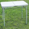 Sunte Portable folding table outdoor table set dining table aluminum folding