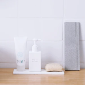 super-absorbent and eco-friendly diatomite bath mat soap dish pad