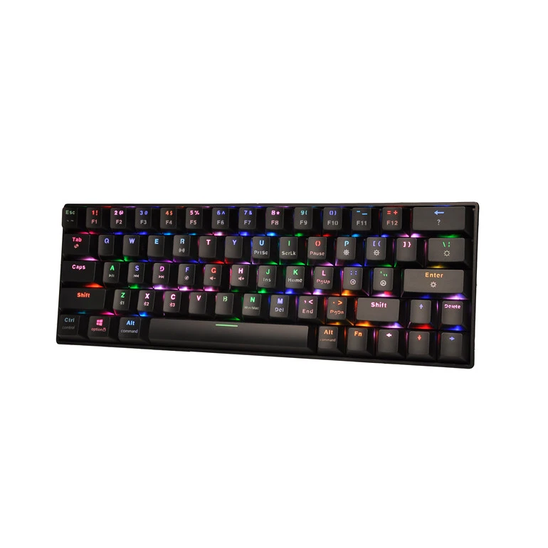 Super Mini 60% Gaming Keyboard Mechanical with RGB Backlit and Dual Mode