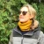 Import Super Soft Neck Gaiter Winter Mustard Colored Faux Fur Lined Neck Warmer from USA