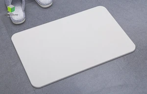 super strong water absorbent non slip   diatomite mat for bathroom