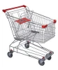 supermarket shopping trolley/shopping cart/chromed hand trolley