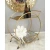 Import SWT Modern Gold 2 Tiers Home and hotel metal gold mobile Bar Cart Trolley Metal Furniture With Wheels from China