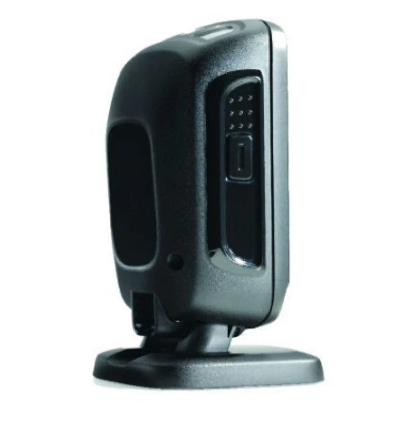 Symbol DS9208  hands-free  barcode scanner qr code reader Scanners   in the supermarket on counter in  with  USB port