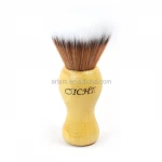 synthetic hair bamboo handle kabuki brush & shaving brush