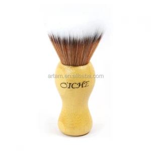synthetic hair bamboo handle kabuki brush & shaving brush