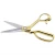 Import Tailors Scissors Professional Scissors Cutting Craft Paper Shears Office Sewing Fabric Tailoring Gold Scissors from China