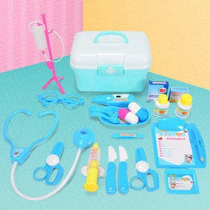 The kiddoctor Kit Comes With a Family Dentist Kit  Electronic Stethoscope And Coat Doctor Toys Set For Kids