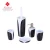 Import The popular plastic toothbrush holder toilet brush accessory 5pcs bathroom set from China