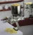 Import tin plated & spray painted cast iron hand powered domestic corn grits flour mill machine as kitchen appliances for home from China
