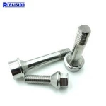 Titanium fasteners suppliers sale Ti6Al4V Gr5 Titanium wheel Bolt or other hardware