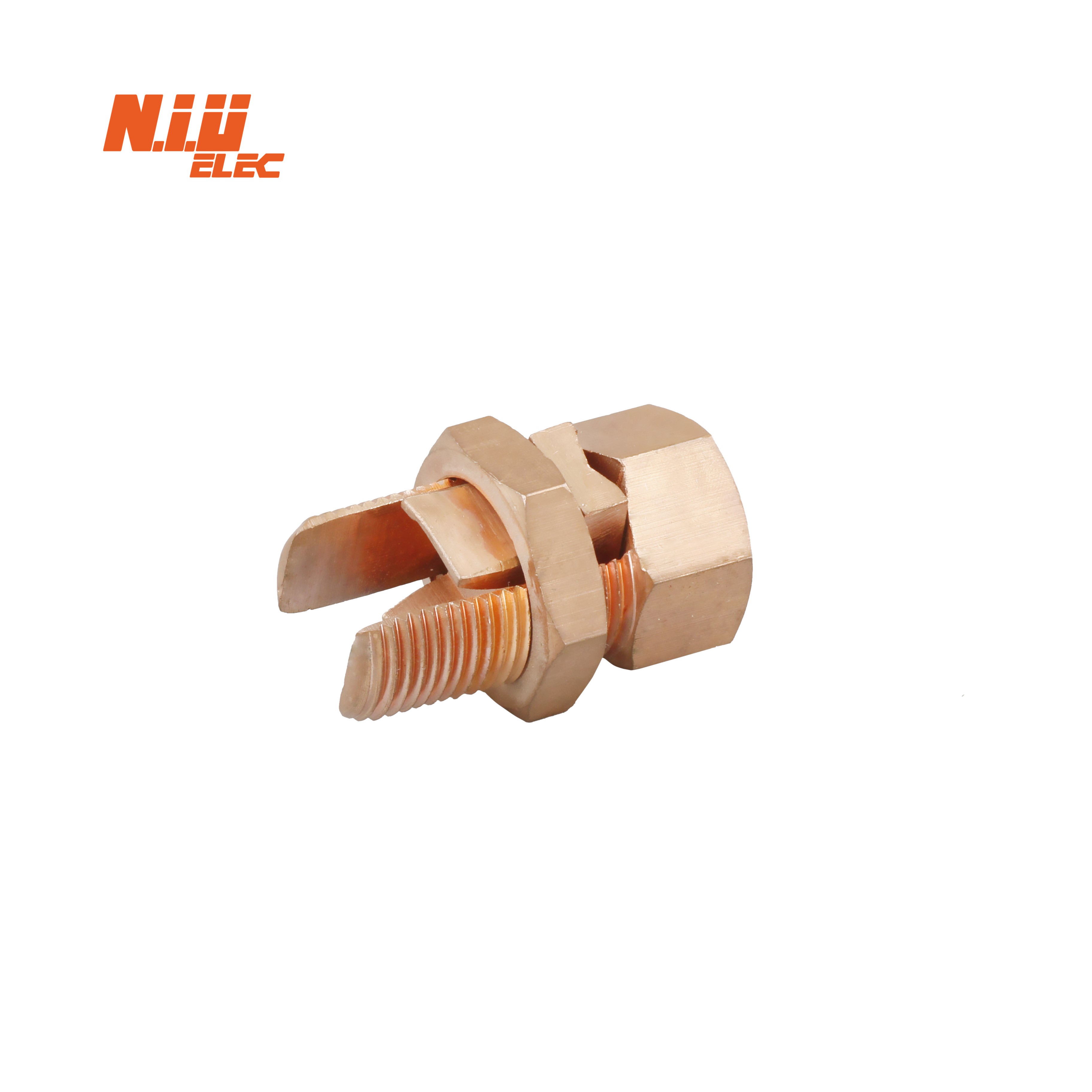 T/J Brass Copper plated Bolt Connectors, chinese supplier