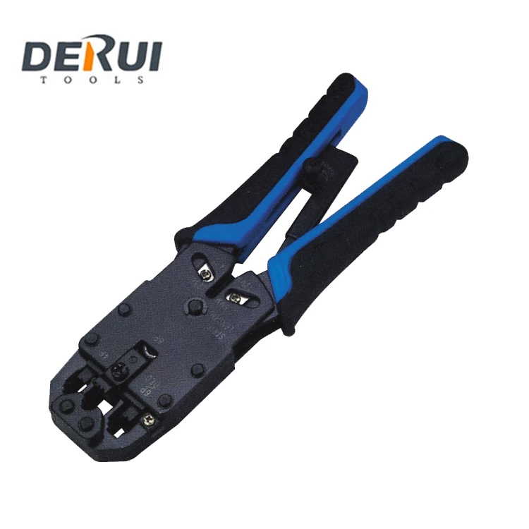 TL-2008R blue handle stainless steel network tools