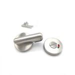Toilet cubicle aluminum accessories HPL compact Laminate toilet partition indicator Door