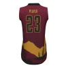 Top Grade 10 Custom Logo Designer Sublimated PrintMesh Blank Youth Male Sports Uniform Reversible Basketball Jersey