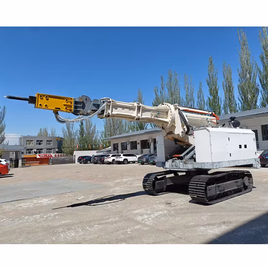 Top-Mounted Full-Hydraulic Intelligent Slag Cleaning Machine for Metallurgy Crawler-Type, 360° Cleaning, Blast Furnace Capacity