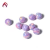 Top Quality wholesale round shape fire synthetic opal beads for jewelry making