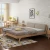 Import trendy Style Queen Natural Wood Bed Nordic series bed with mattress from China