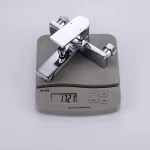 Two-Function wall mounted  chrome plated Shower Faucet Bathroom Fittings Shower Mixer Bath Shower Faucets